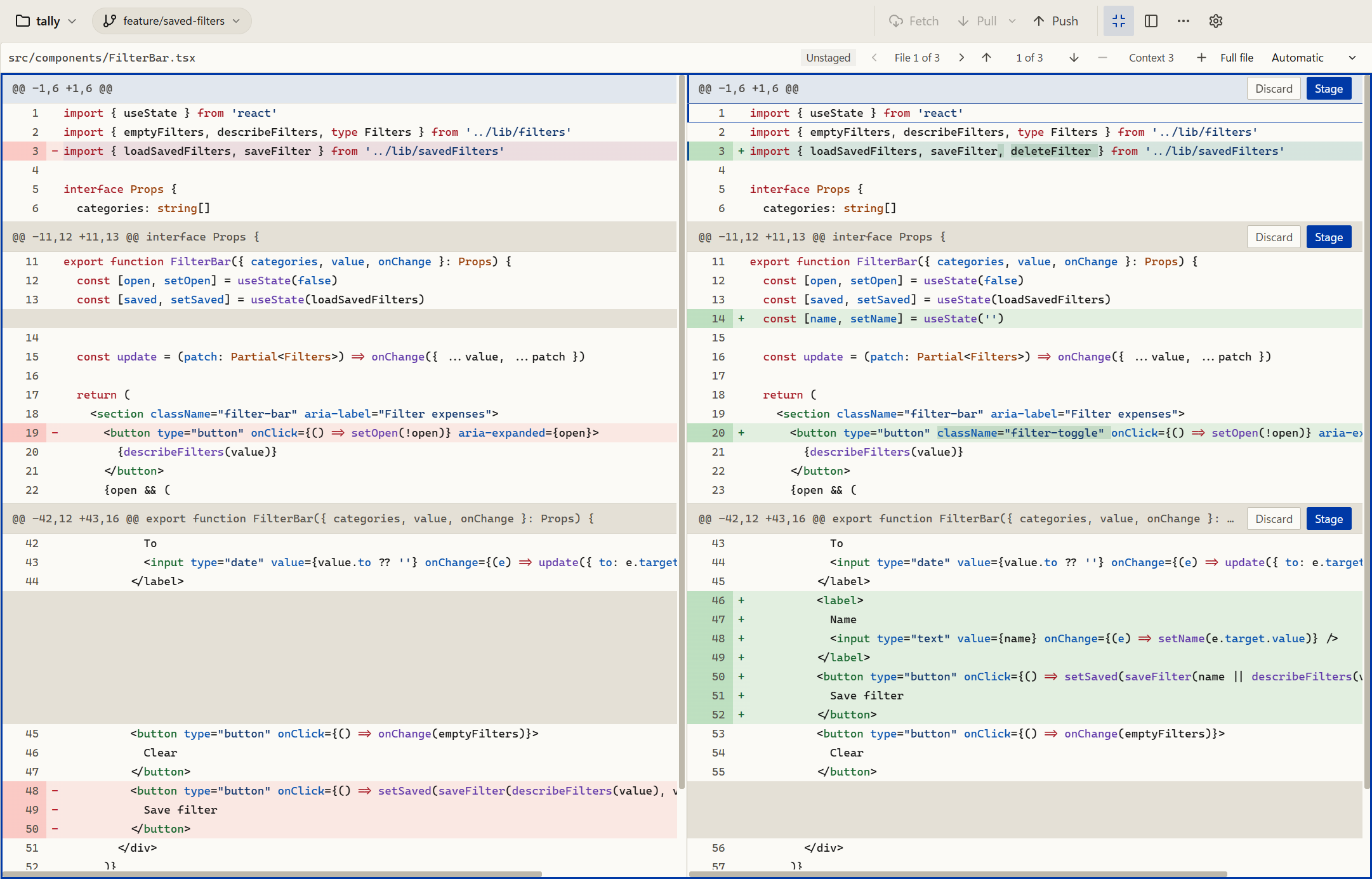 Oak with the code area expanded to fill the window, in Oak's light theme.